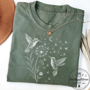 Vintage Hummingbird Shirt holiday giftstoreus.com