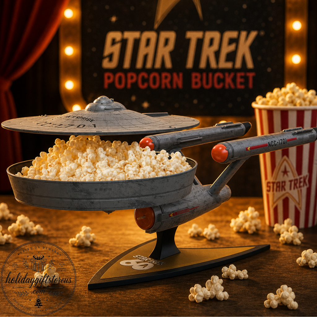 Star Trek 60th Anniversary U.S.S. Enterprise Popcorn Holder