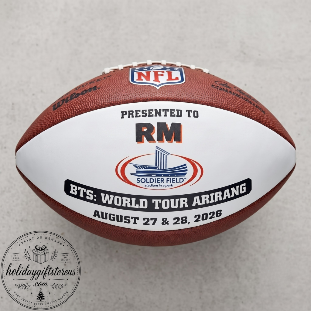BTS Soldier Field World Tour Arirang Commemorative Football - BTS World Tour "Arirang" at Chicago Soundchecks