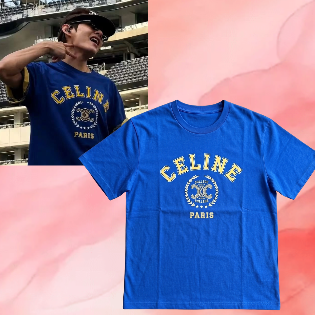 BTS V Celine College Paris Shirt - BTS WORLD TOUR ‘ARIRANG’ IN LA