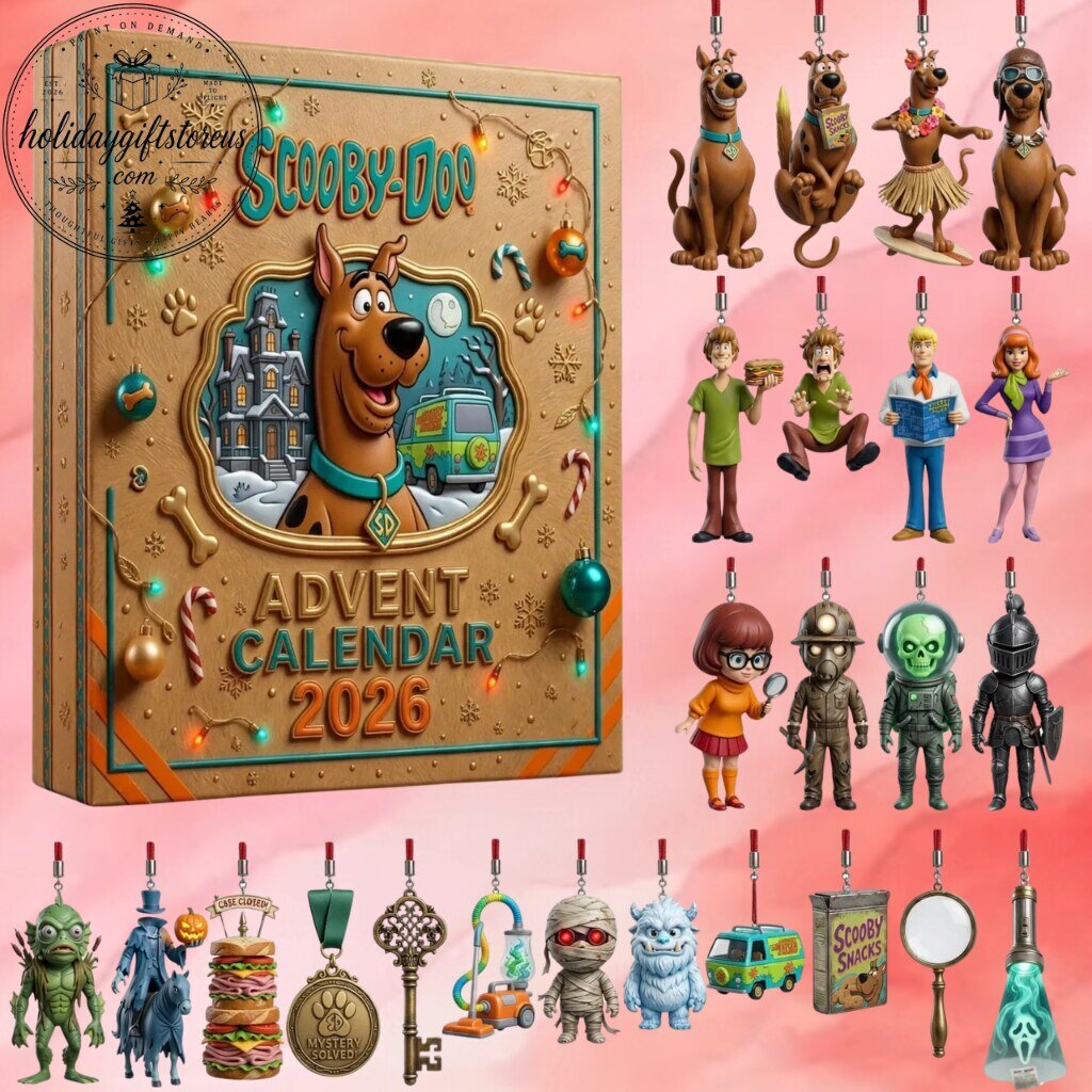 Scooby-Doo Where Are You! 2026 Christmas Advent Calendar - 24 Mini Ornaments