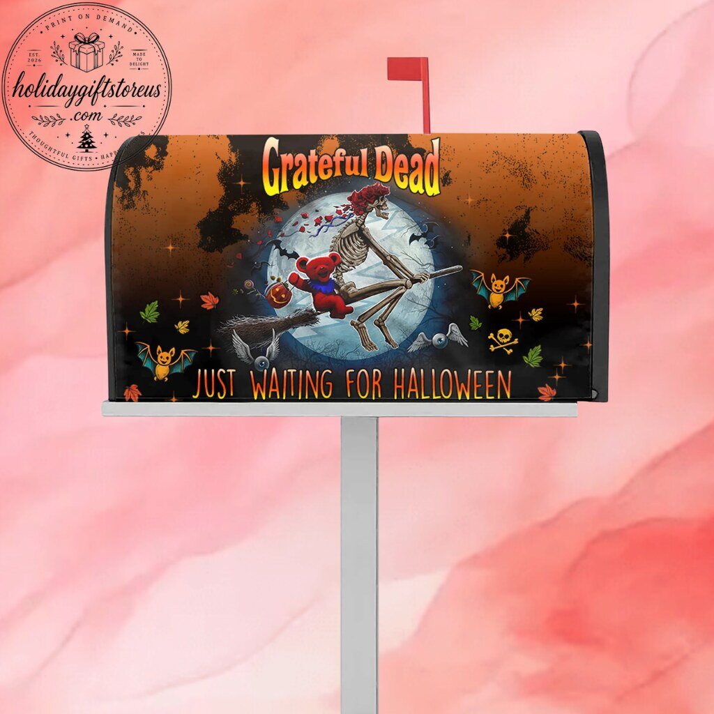Grateful Dead 'Just Waiting For Halloween' Dancing Bear Mailbox Cover Decor 9 Grateful Dead