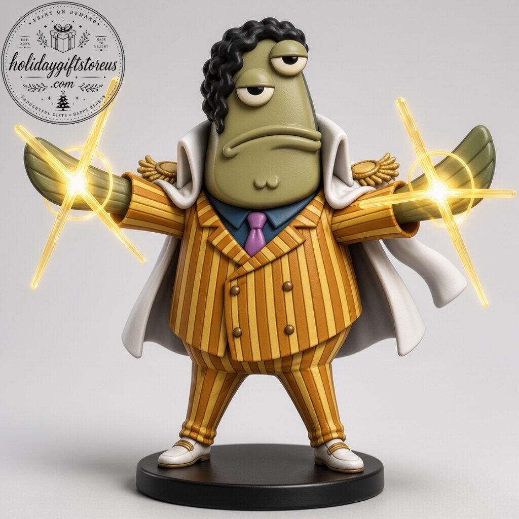 Funny SpongeBob Fred x One Piece Kizaru Cosplay Figurine