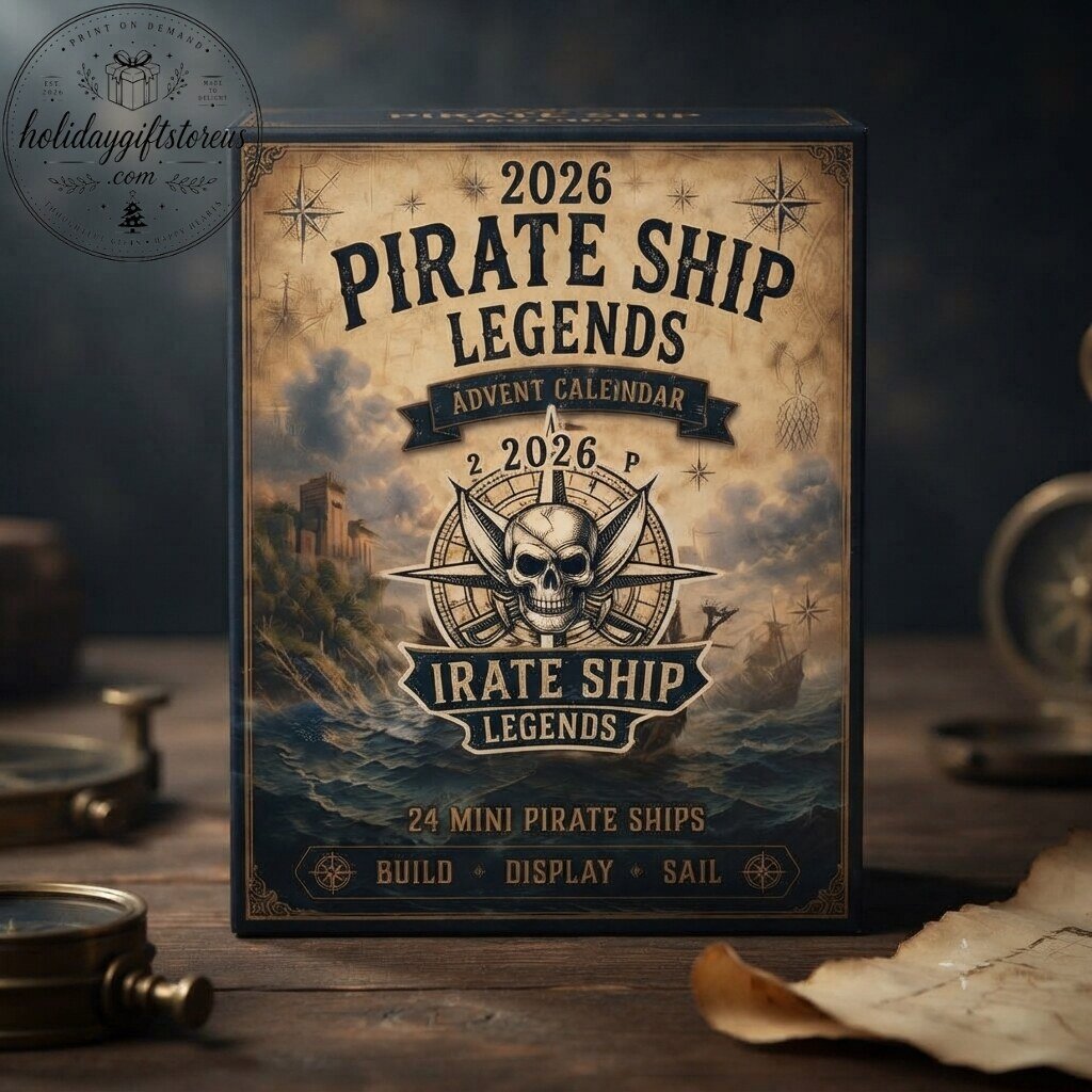 Pirate Ship Legends 2026 Advent Calendar – 24 Mini Pirate Ships Christmas Countdown Box