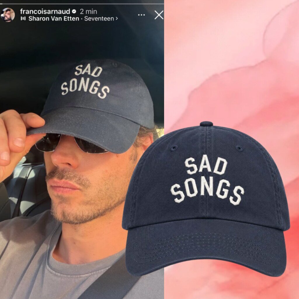 Francois Arnaud Sad Songs Cap Hat