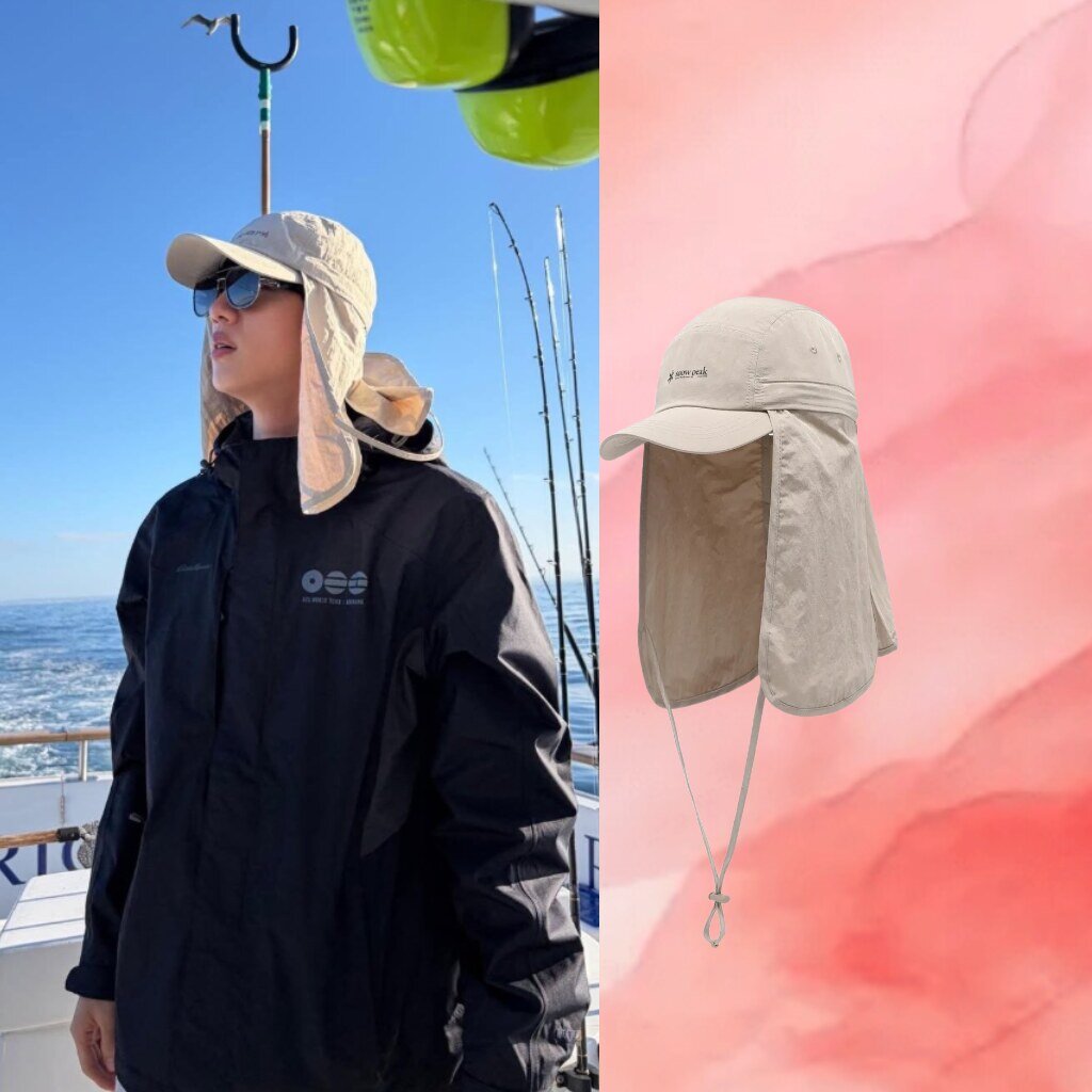 BTS JIN Eco Taslan Sun Shade Camp Cap