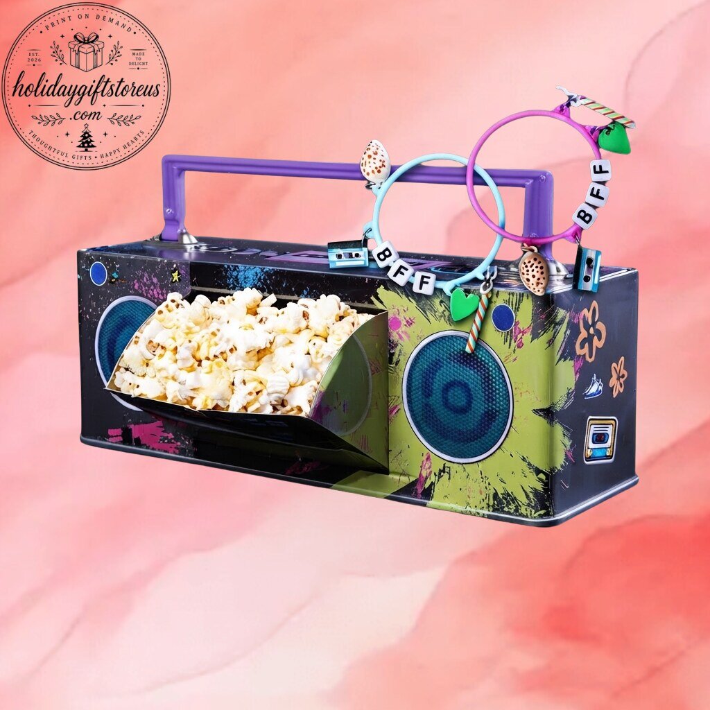 Boombox Popcorn Tin Bucket