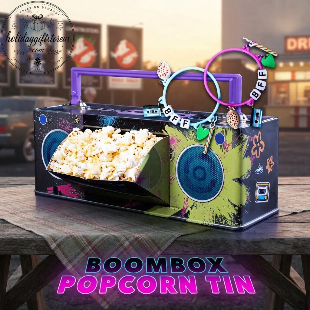 Boombox Popcorn Tin Bucket 7 Boombox Popcorn Tin Bucket