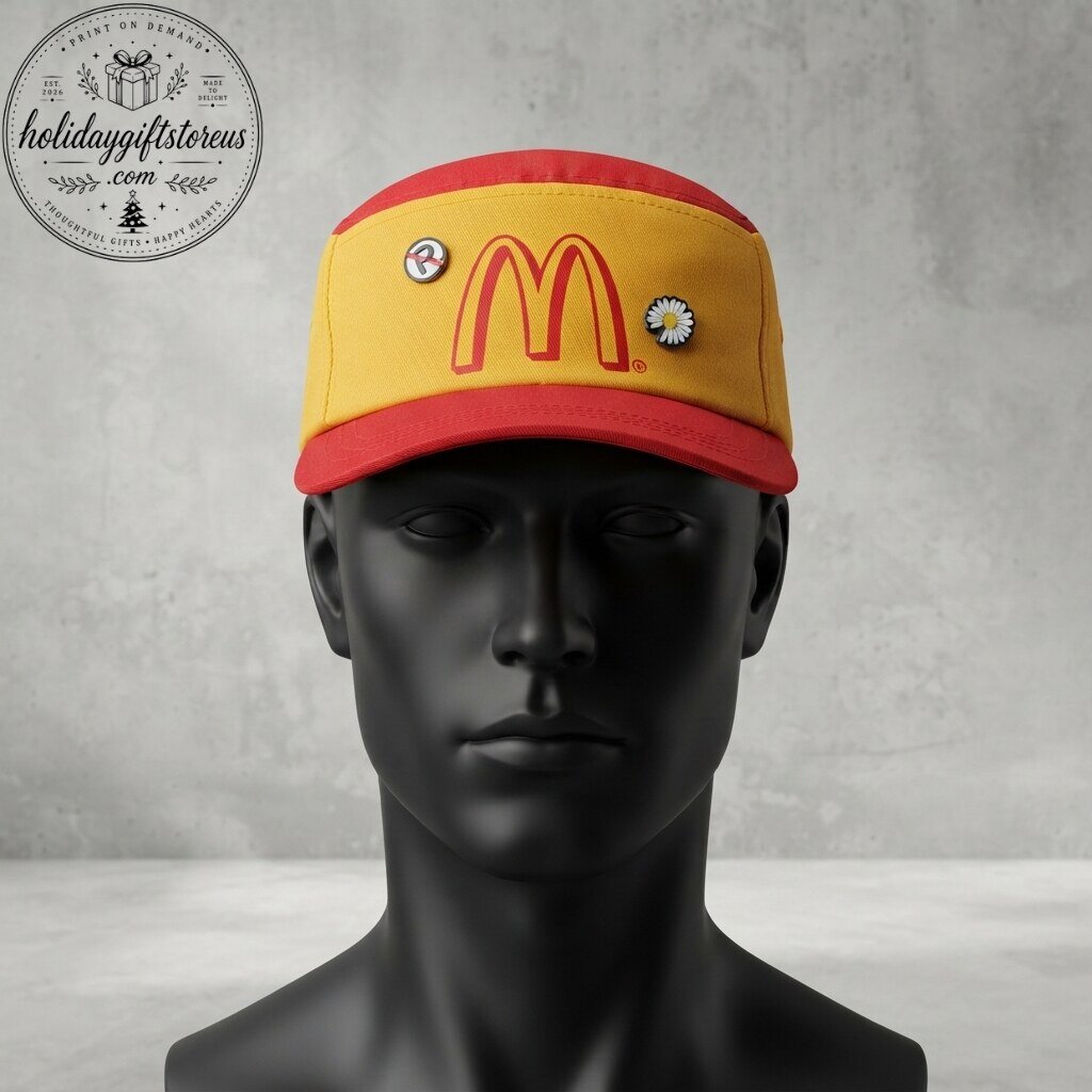 G-DRAGON McDonald's Hat With Pin Vintage 1990s - G-DRAGON x McDonald’s 8 G-DRAGON McDonald
