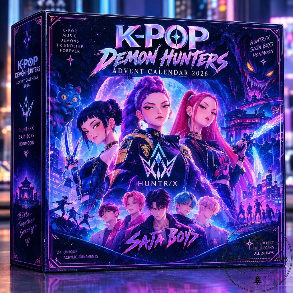K-Pop Demon Hunters Advent Calendar 2026 - 24 Days Flat Acrylic Ornaments Box 9 K-Pop Demon Hunters Advent Calendar 2026 - 24 Days Flat Acrylic Ornaments Box