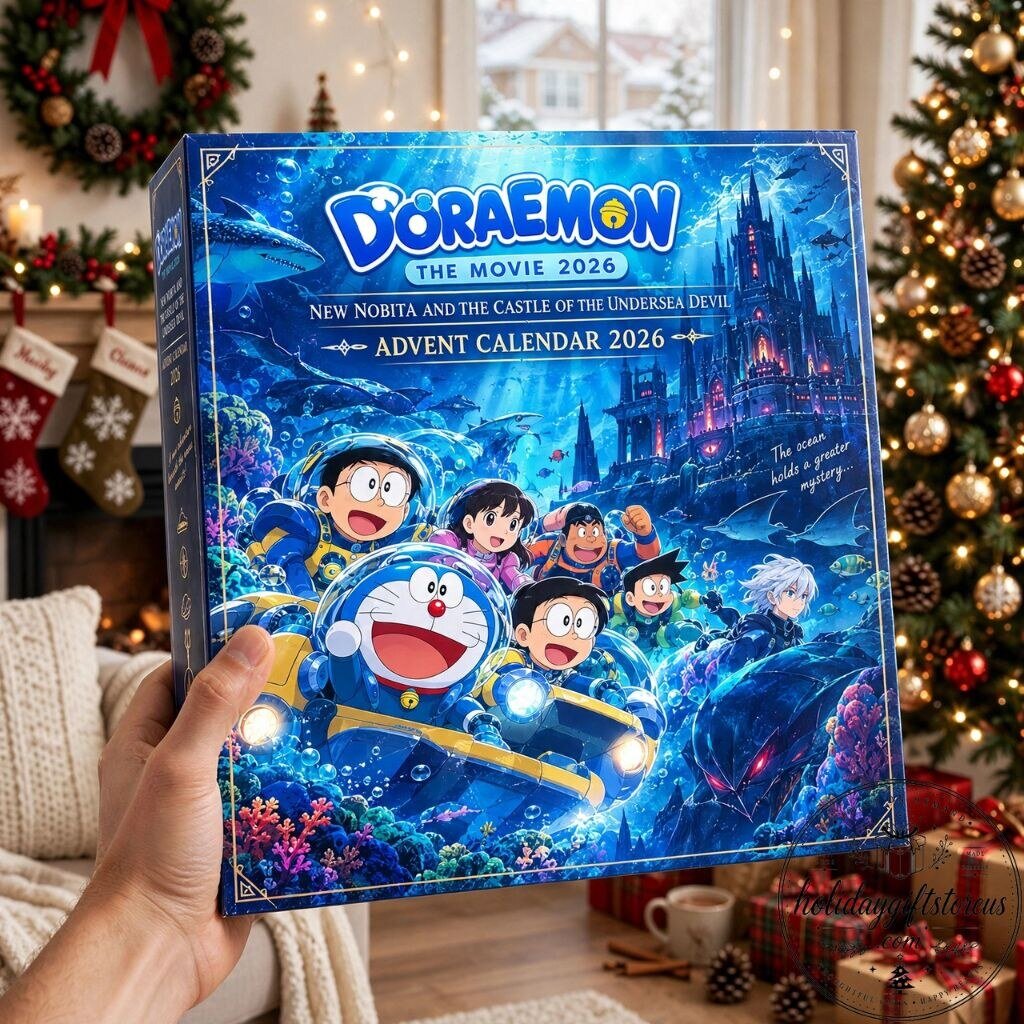 Doraemon The Movie 2026 New Nobita and the Castle of the Undersea Devil Advent Calendar - 24 Days Flat Acrylic Ornaments Box 9 Doraemon The Movie 2026 New Nobita and the Castle of the Undersea Devil Advent Calendar - 24 Days Flat Acrylic Ornaments Box