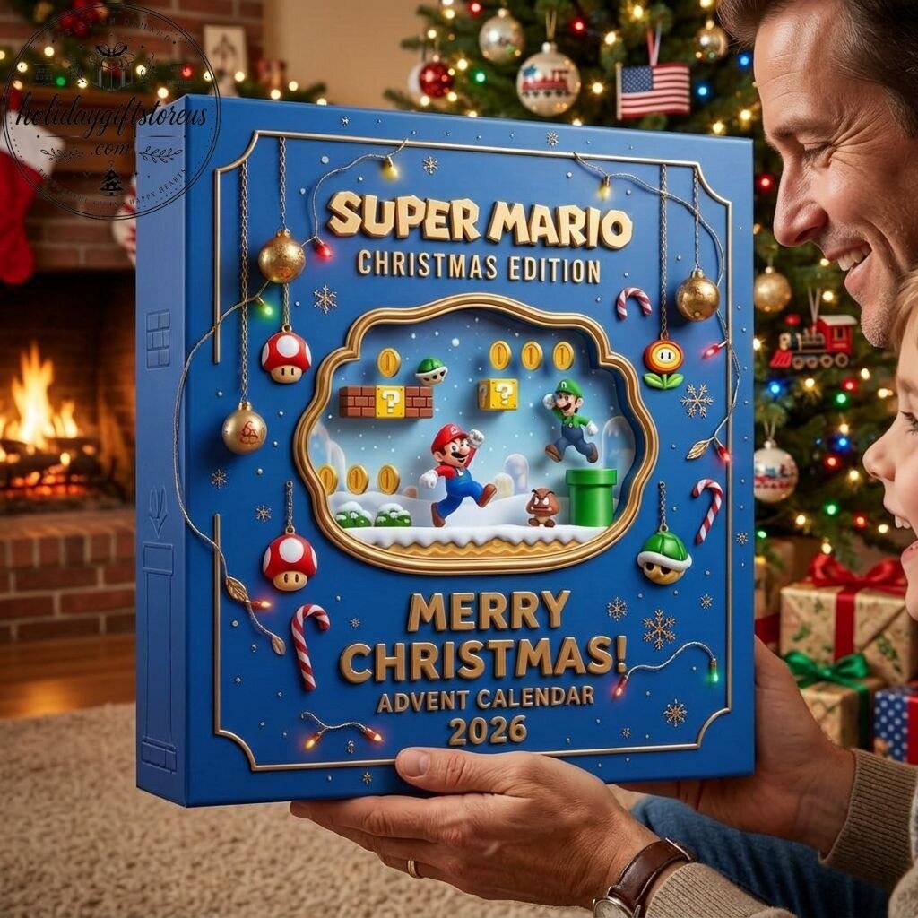 Super Mario Christmas Edition Advent Calendar 2026 - 24 Days Flat Acrylic Ornaments Box 9 Super Mario Christmas Edition Advent Calendar 2026 - 24 Days Flat Acrylic Ornaments Box