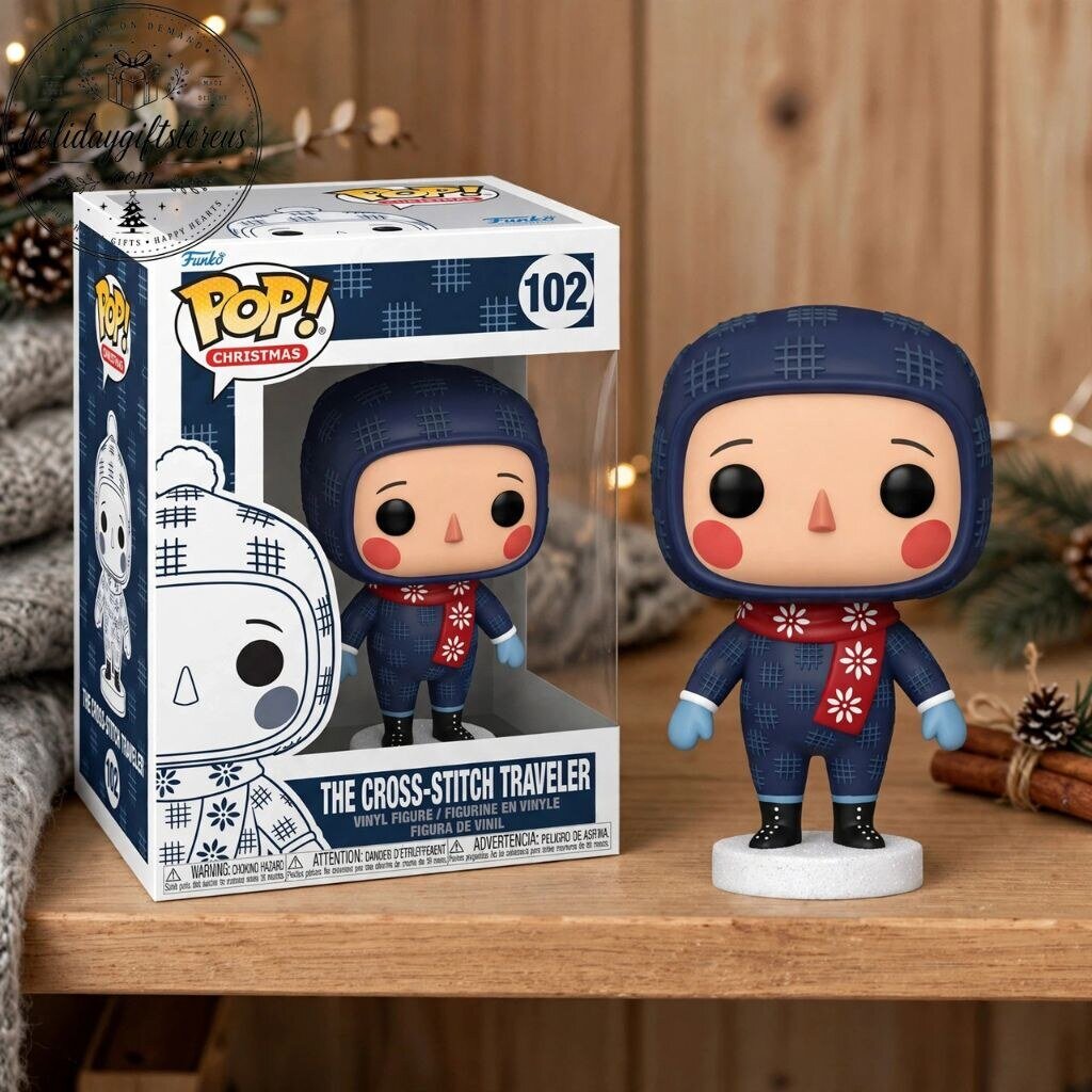 Funko Pop! Christmas The Cross-Stitch Traveler Vinyl Figure - Holiday Collectible Toy