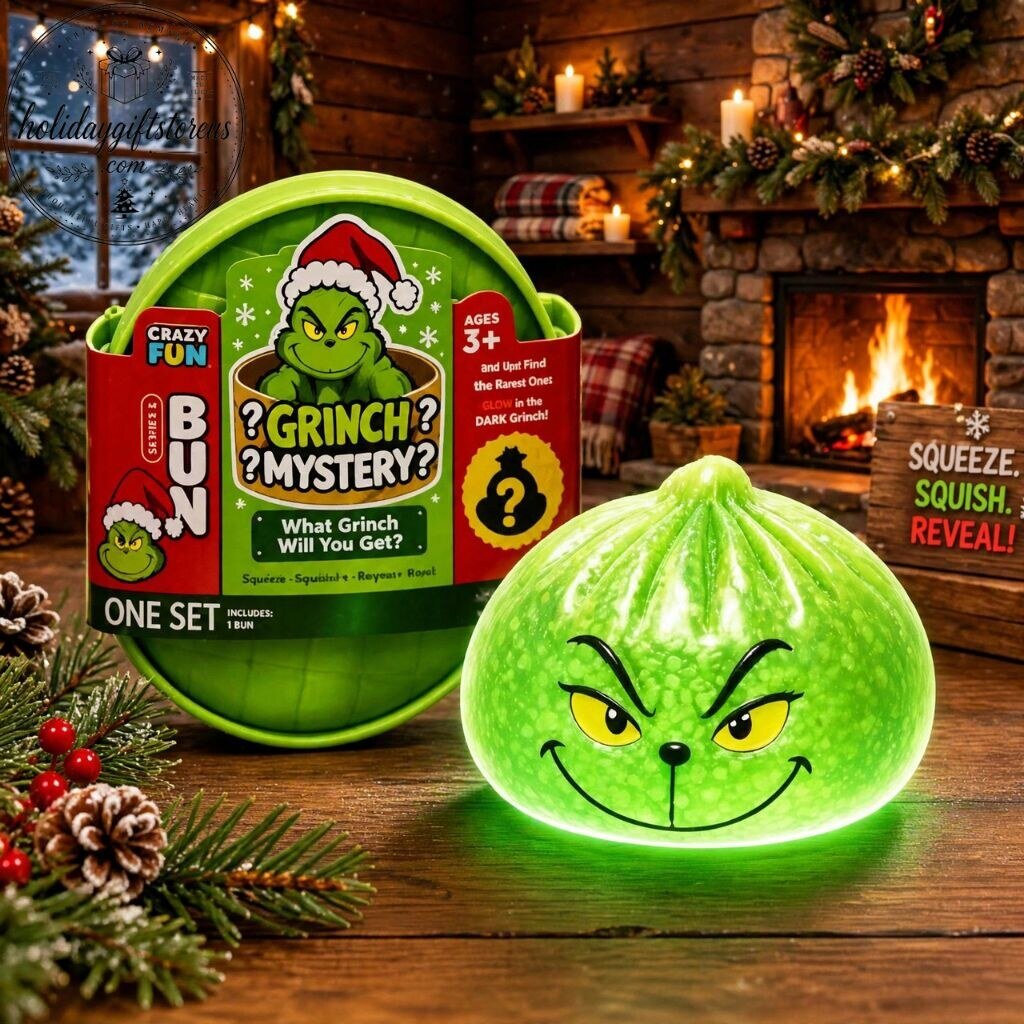 Grinch Mystery Dumpling Squishy Toy