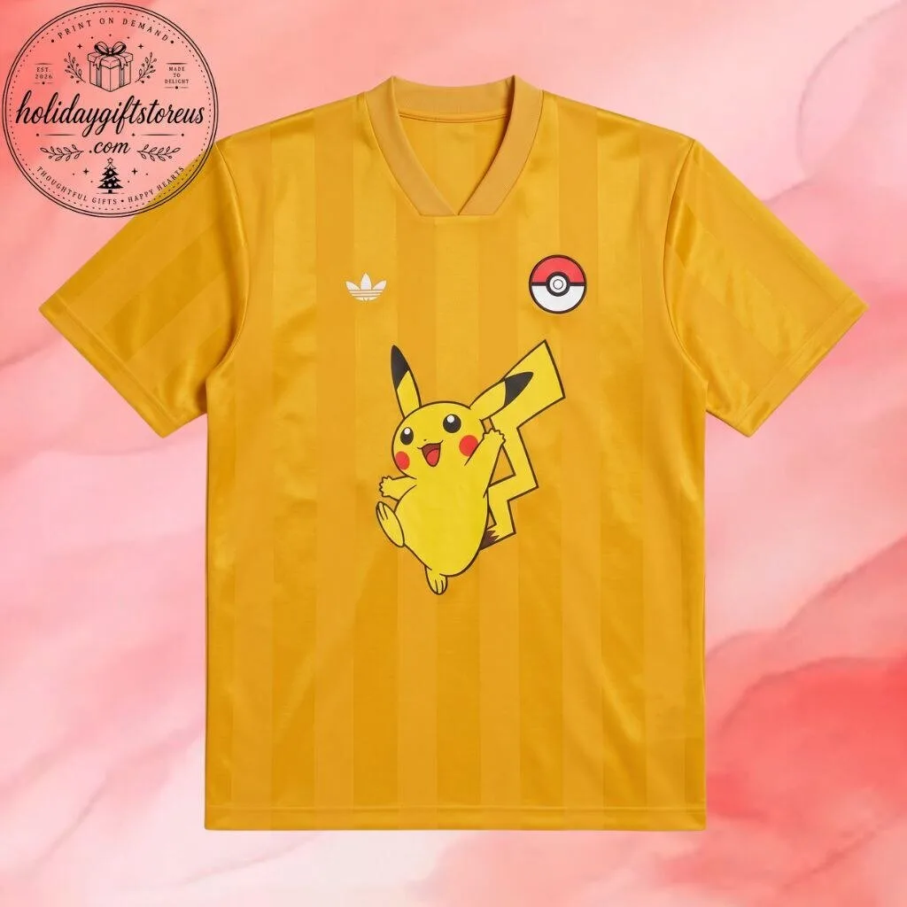 Pokemon Pikachu x adidas Originals 30th Anniversary Football Jerseys