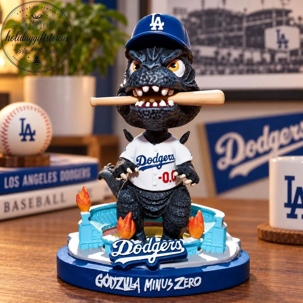 Godzilla Minus Zero Dodgers Funko Pop Figure - MLB Kaiju Baseball Collectible Statue 7 Godzilla Minus Zero Dodgers Funko Pop Figure - MLB Kaiju Baseball Collectible Statue