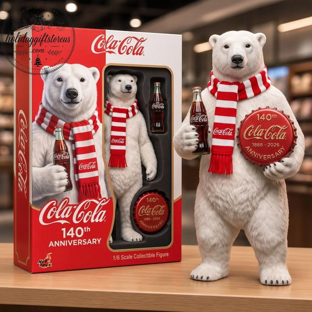 Coca-Cola 140th Anniversary Polar Bear Figure - 1/6 Scale Collectible Statue