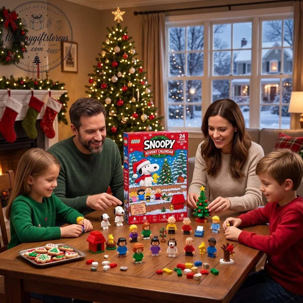 Snoopy Peanuts Christmas Mini Lego Advent Calendar - 24 Brick Set Collector Box 10 Snoopy Peanuts Christmas Mini Lego Advent Calendar - 24 Brick Set Collector Box