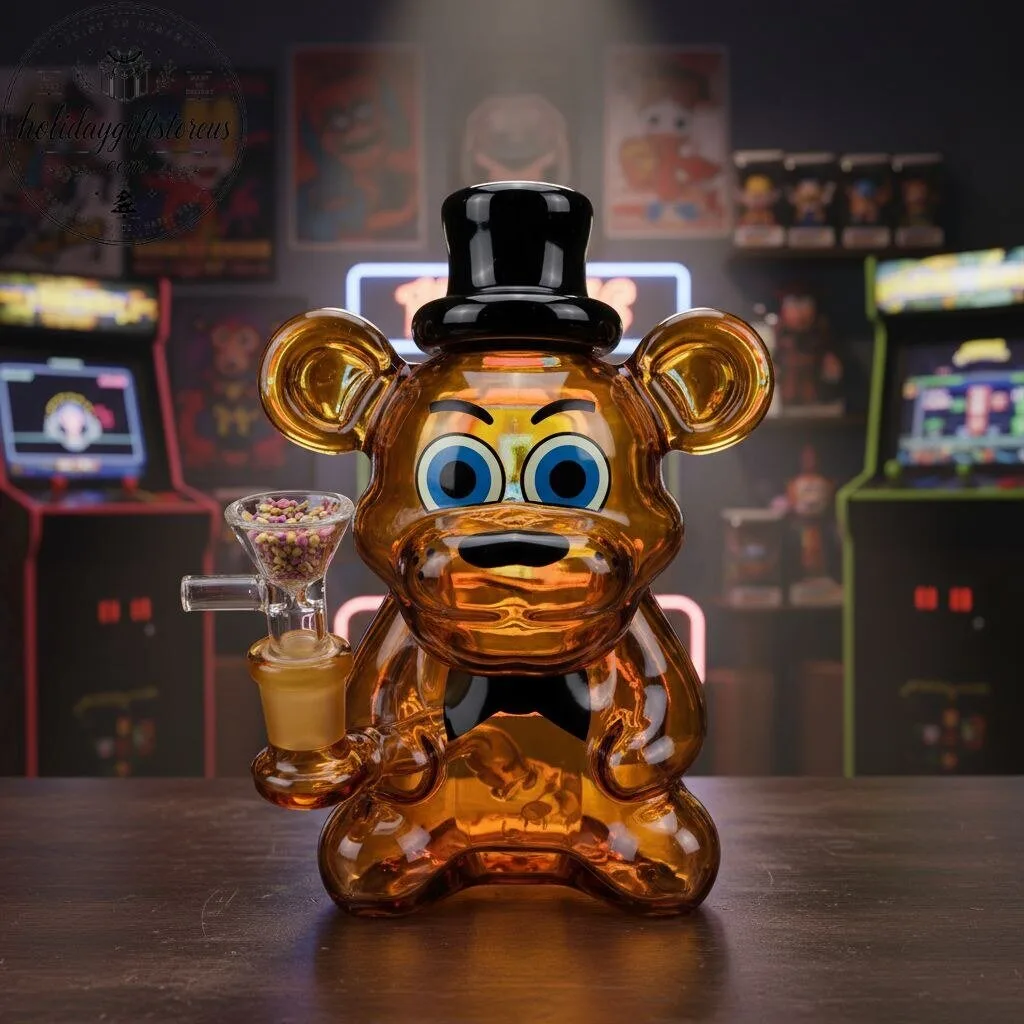 Freddy Fazbear Glass Bong - Five Nights at Freddy's Handblown