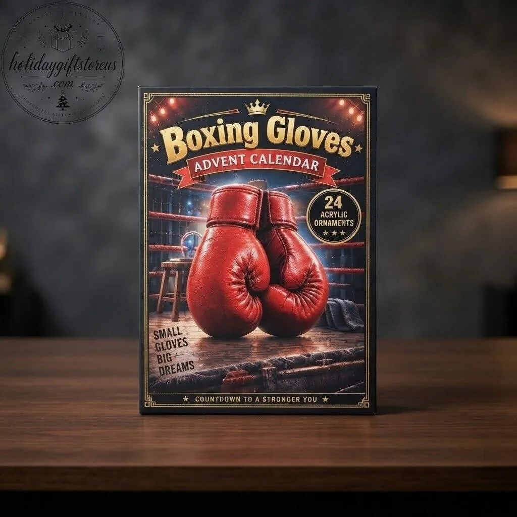 Boxing Gloves 2026 Christmas Advent Calendar - 24 Acrylic Ornaments Collector Box 8 Boxing Gloves 2026 Christmas Advent Calendar - 24 Acrylic Ornaments Collector Box