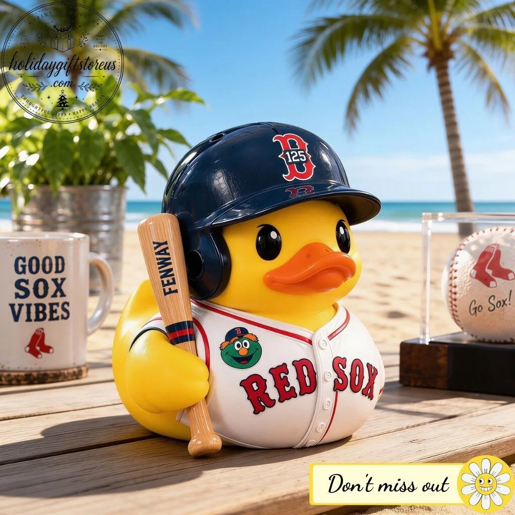Boston Red Sox Resin Duck Toy Figure – Baseball Fan Tabletop & Desk Decor 7 Boston Red Sox Resin Duck Toy Figure – Baseball Fan Tabletop & Desk Decor