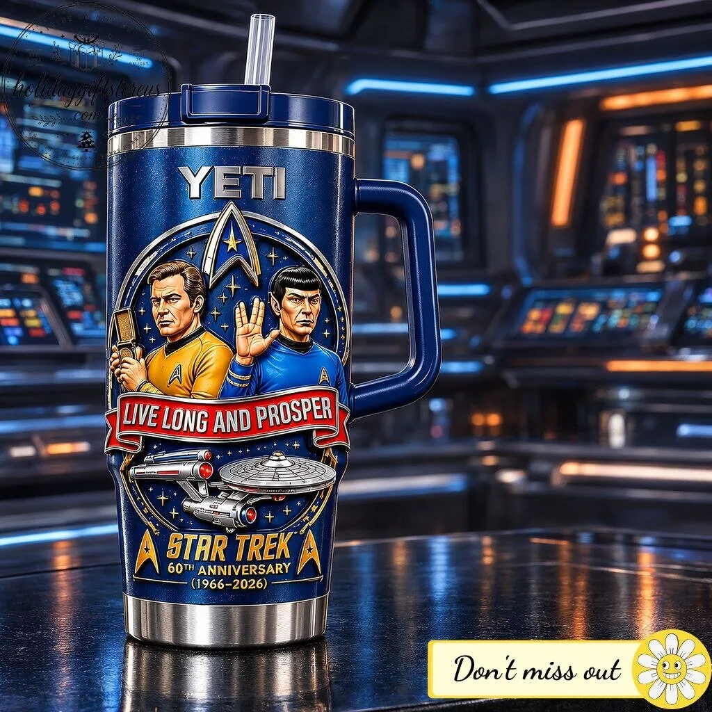 Star Trek 60th Anniversary Stainless Steel Tumble (No Box) 8 Star Trek 60th Anniversary Stainless Steel Tumble (No Box)