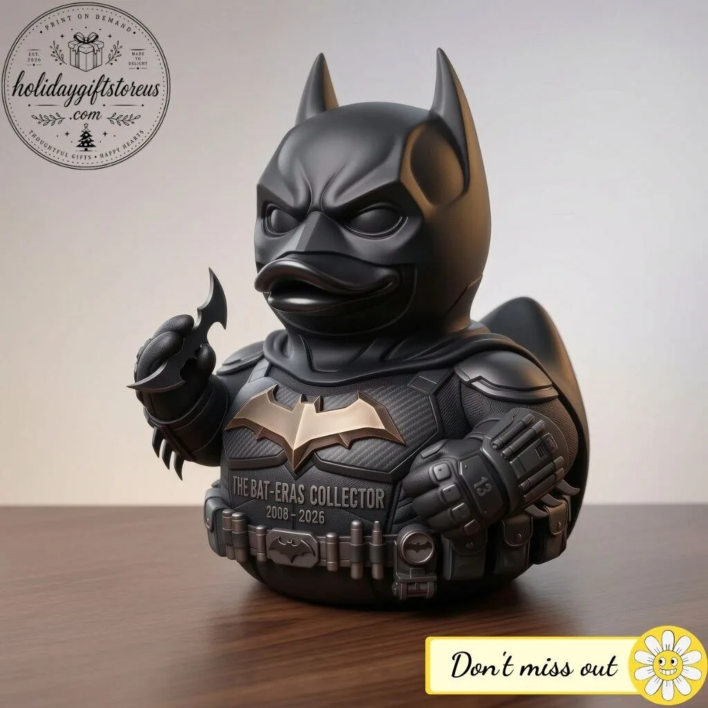 "Top Batman Collectibles and Unique Home Decor – Must-Have 2026" 19 The Bat-Eras Collector 2008–2026 Batman Resin Duck – Superhero Collectible Figurine