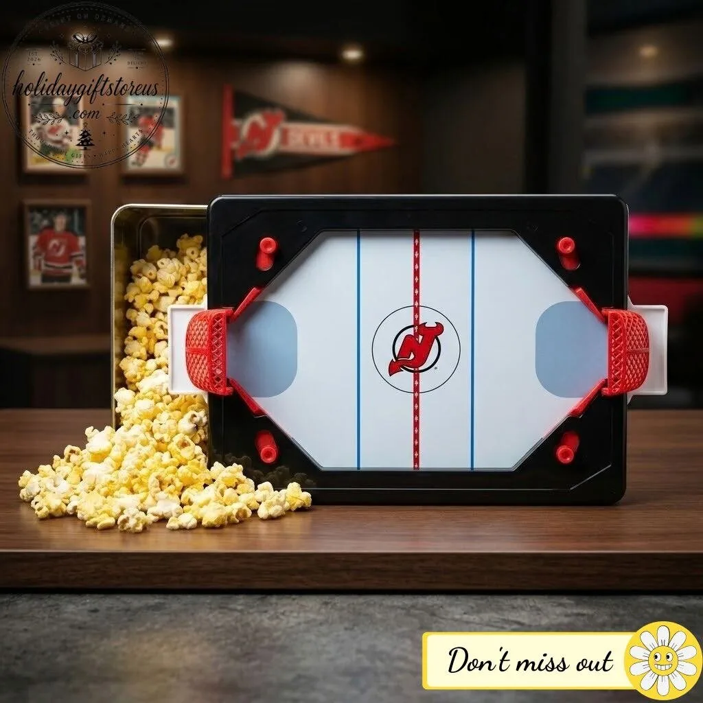 Devils NHL’s New Jersey Devils Tabletop Hockey Popcorn Bucket 9 Devils NHL’s New Jersey Devils Tabletop Hockey Popcorn Bucket