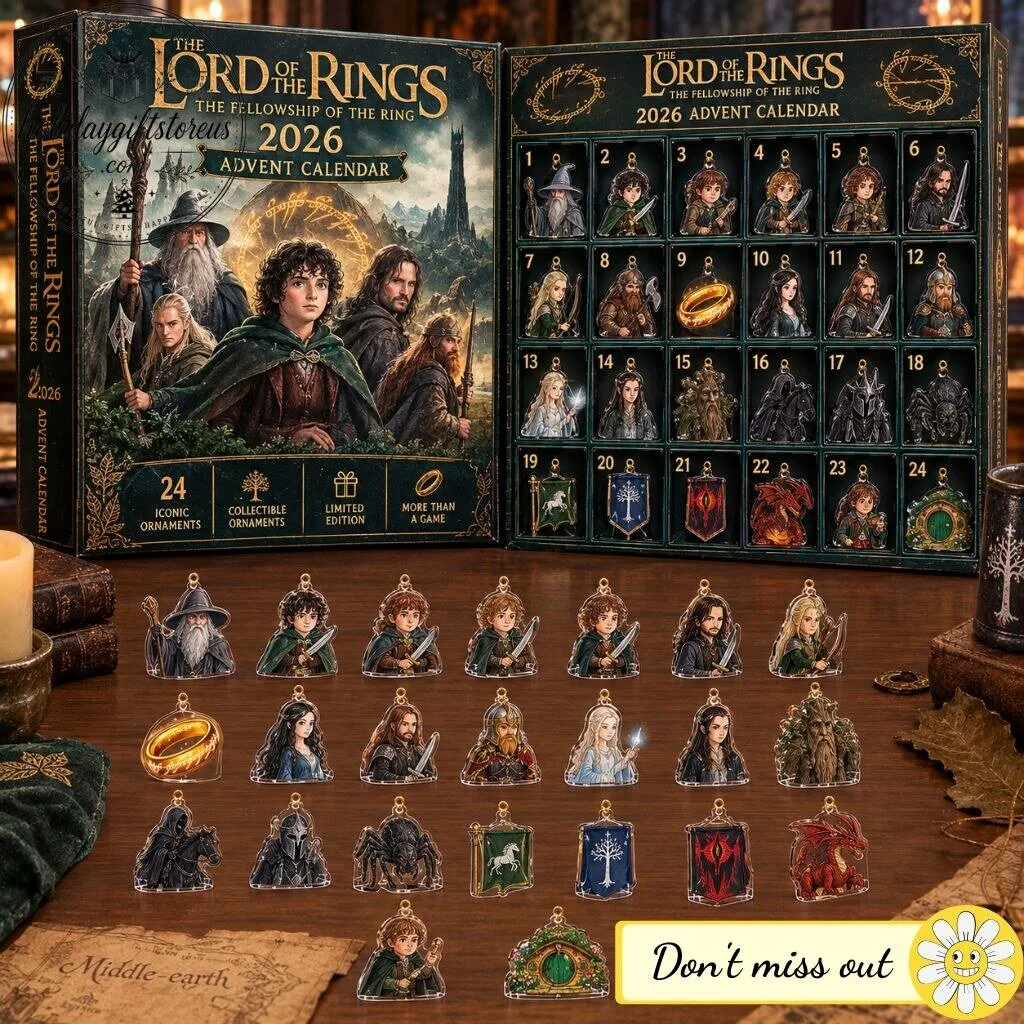 The Lord of the Rings The Fellowship of the Ring Advent Calendar 2026 – Middle-earth Christmas Countdown Box