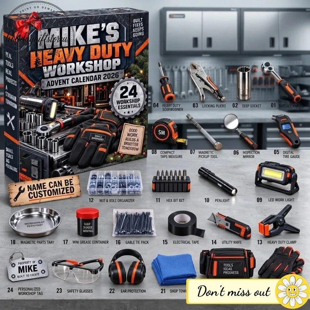 Heavy Duty Workshop Advent Calendar 2026 – 24 Tool Essentials Christmas Countdown