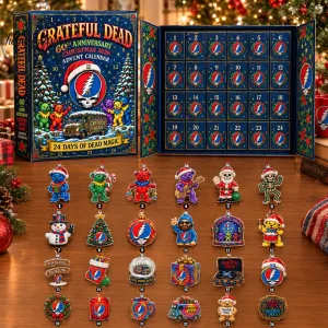 Grateful Dead 60th Anniversary Advent Calendar 2026 – 24 Days of Dead Magic Ornaments Box 8 Grateful Dead 60th Anniversary Advent Calendar 2026