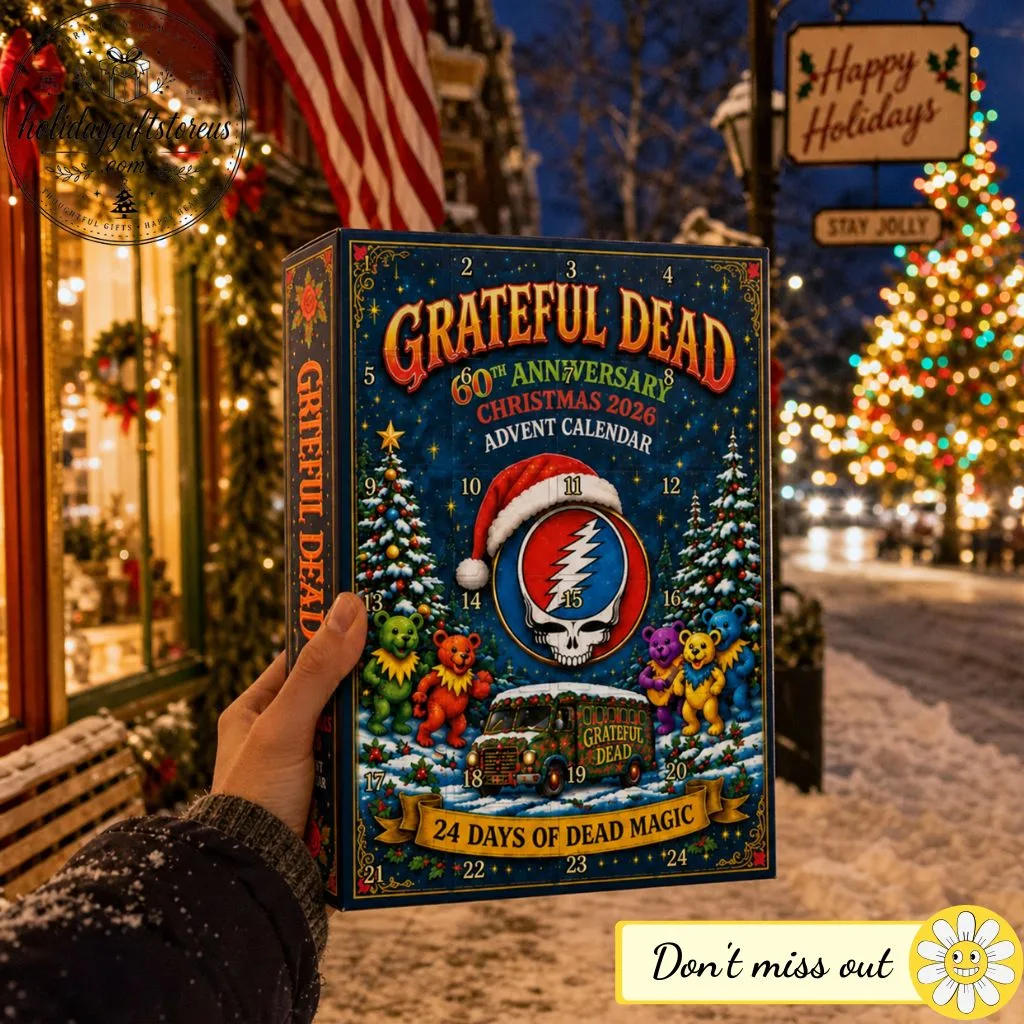 Grateful Dead 60th Anniversary Advent Calendar 2026 (1) Grateful Dead 60th Anniversary Advent Calendar 2026 – 24 Days of Dead Magic Ornaments Box — image 2
