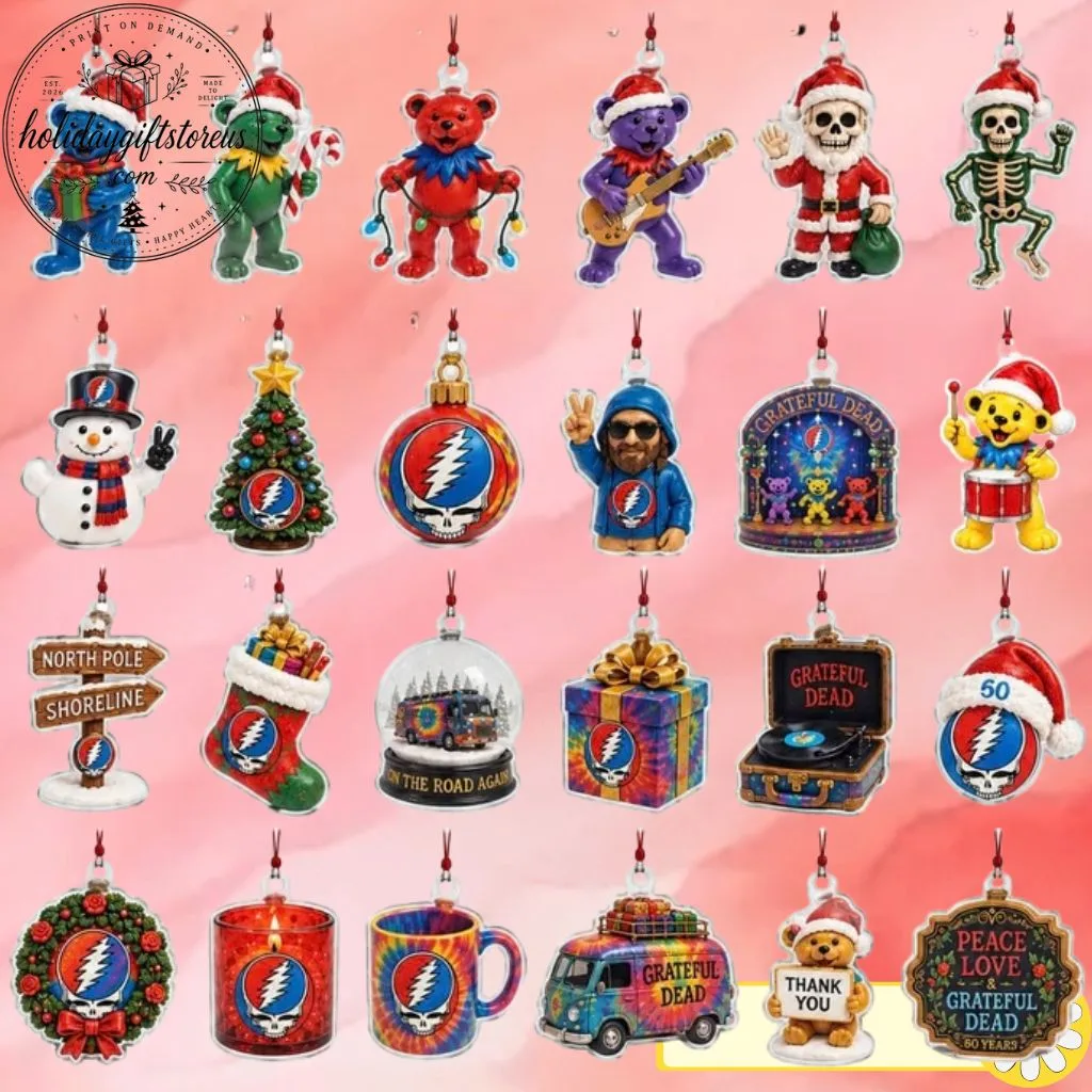 Grateful Dead 60th Anniversary Advent Calendar 2026 (2) Grateful Dead 60th Anniversary Advent Calendar 2026 – 24 Days of Dead Magic Ornaments Box — image 3