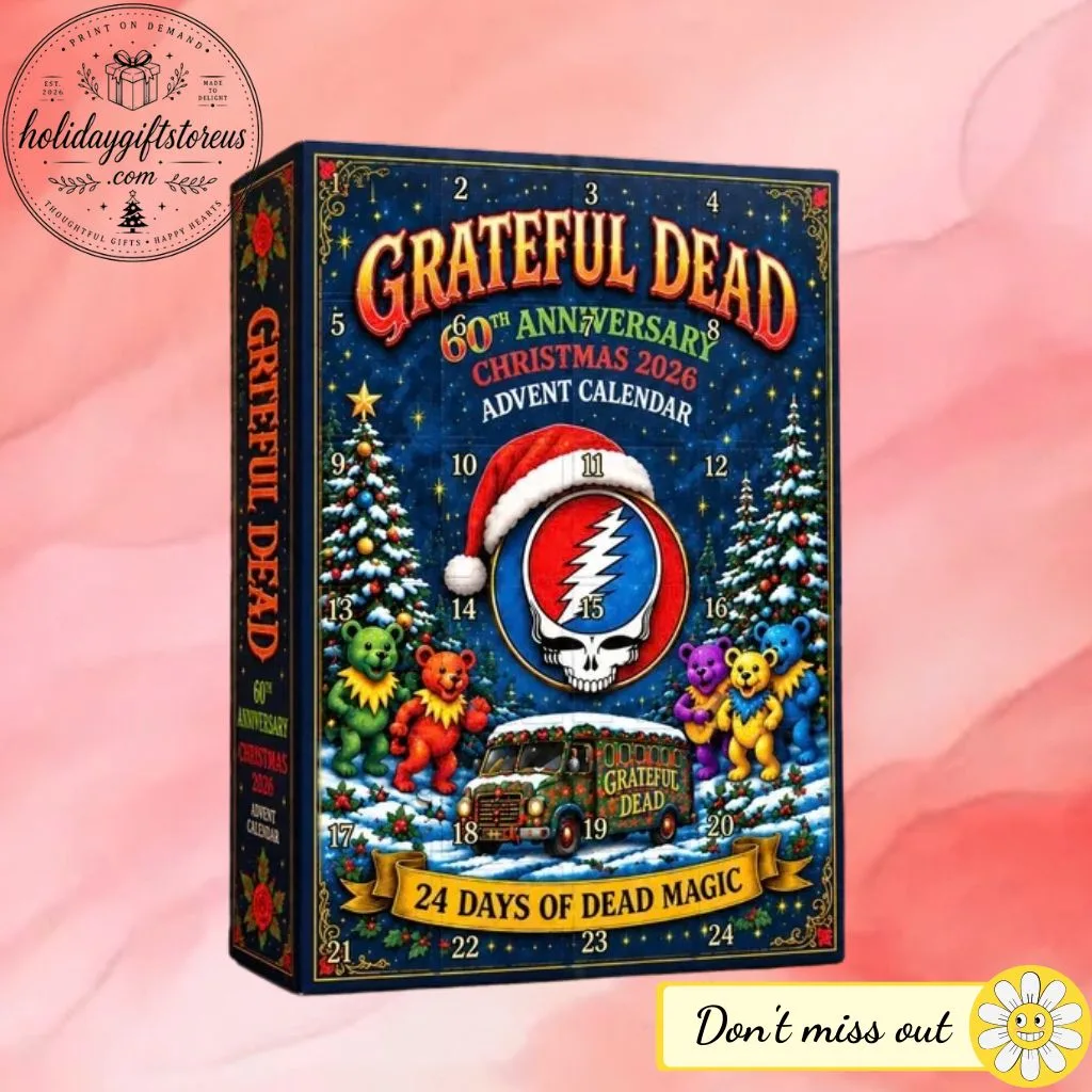 Grateful Dead 60th Anniversary Advent Calendar 2026 (3) Grateful Dead 60th Anniversary Advent Calendar 2026 – 24 Days of Dead Magic Ornaments Box — image 4
