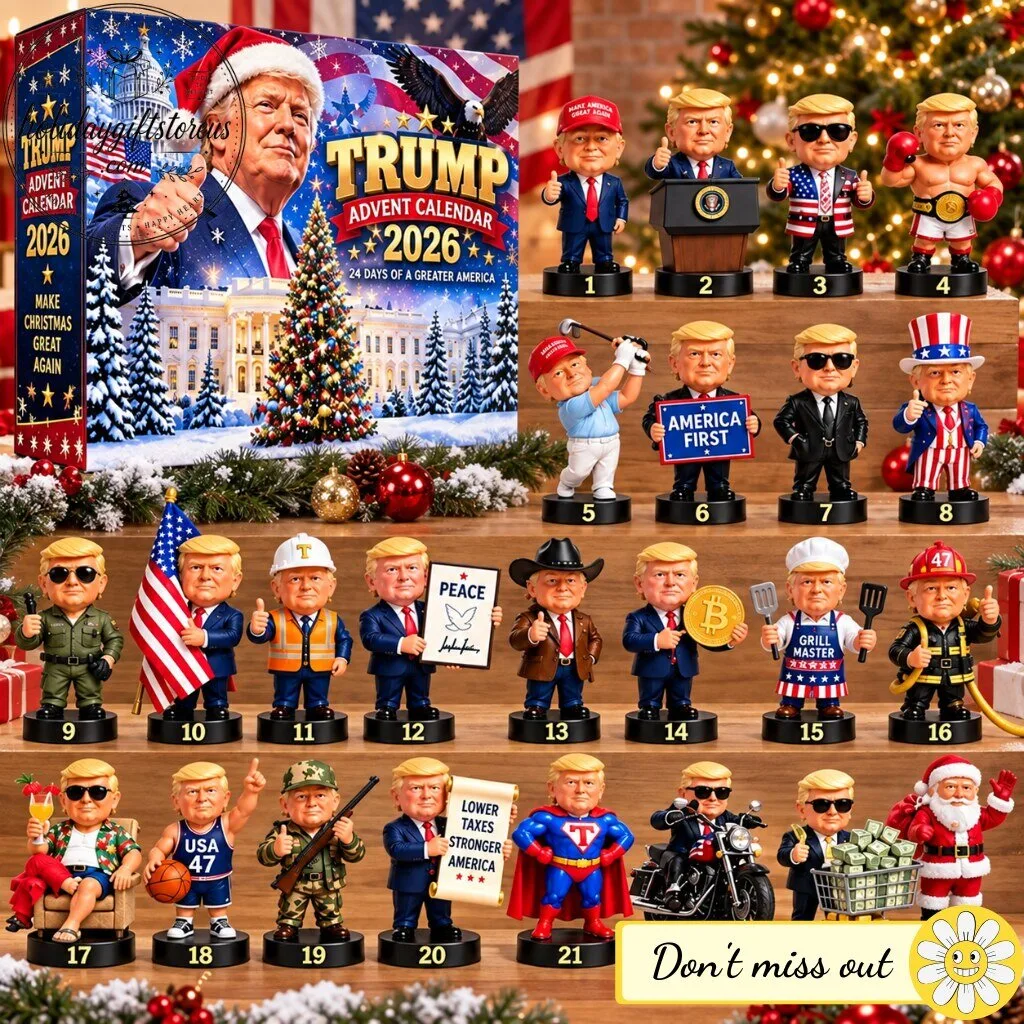 Donald Trump Christmas Advent Calendar 2026 – Make Christmas Great Again Surprises Box