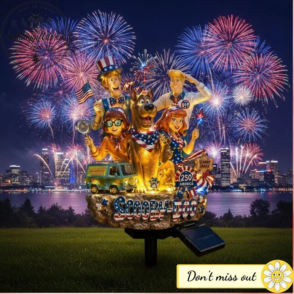 Scooby-Doo Solar Lighted Garden Stake – Patriotic Outdoor Yard Decor 7 Scooby-Doo Solar Lighted Garden Stake – Patriotic Outdoor Yard Decor