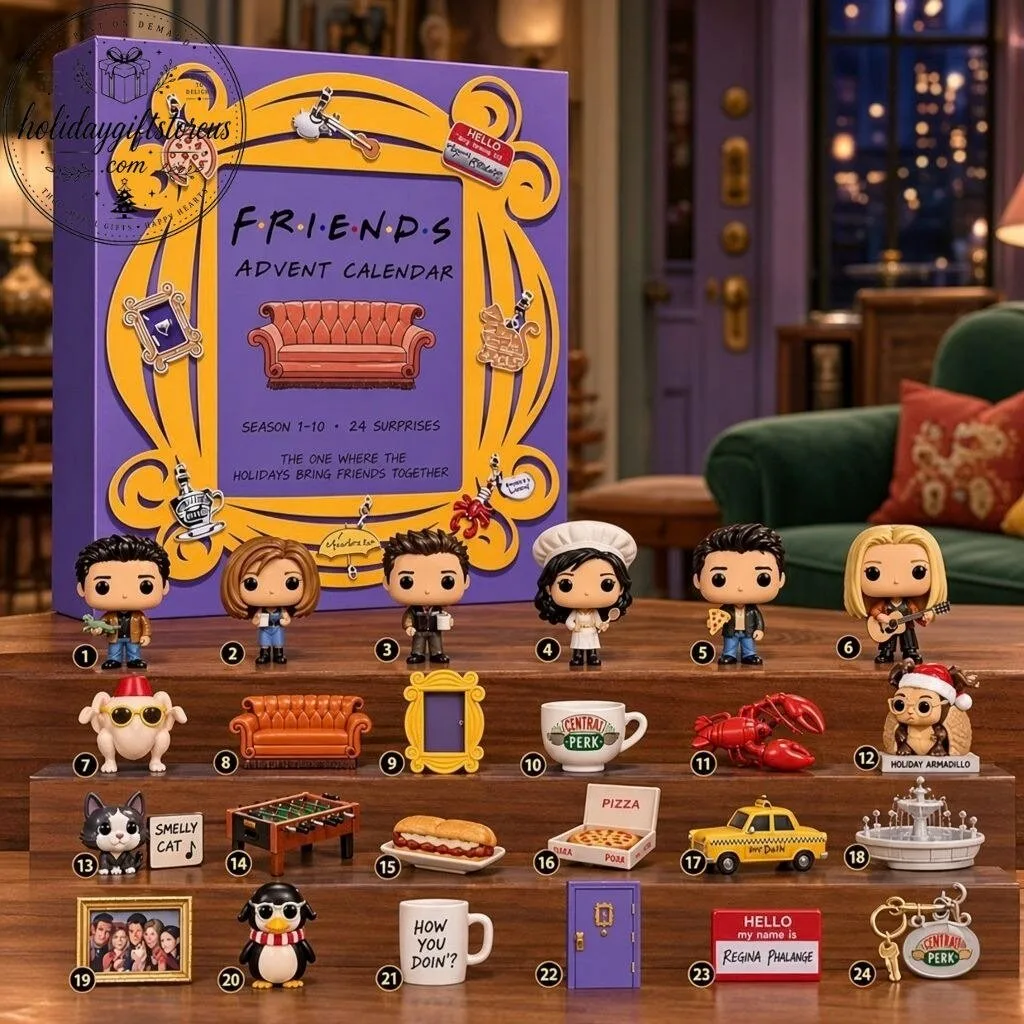 "Ultimate 2026 Advent Calendars: Friends, Harry Potter, and More!" 36 Friends TV Show Advent Calendar 2026 – 24 Days Mini Acrylic Ornament Box