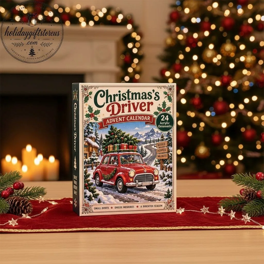 Christmas's Driver Advent Calendar 2026 – 24 Days Holiday Road Trip Keepsake Box 13 Christmas