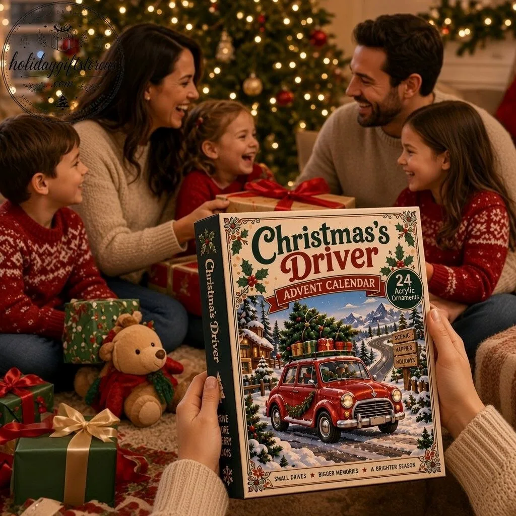 Christmas's Driver Advent Calendar 2026 – 24 Days Holiday Road Trip Keepsake Box 14 Christmas