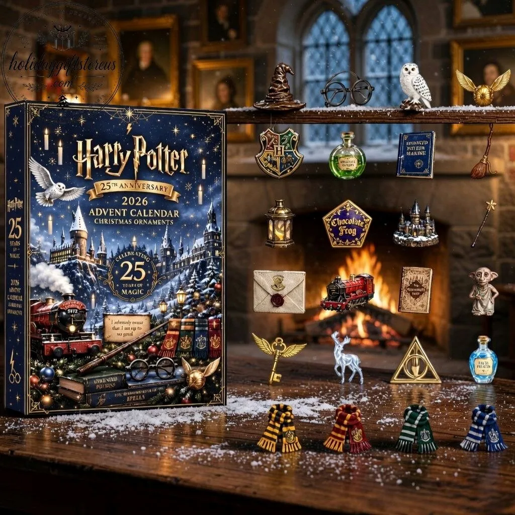 Harry Potter 25th Anniversary Advent Calendar 2026 – 25 Magical Acrylic Ornaments Set