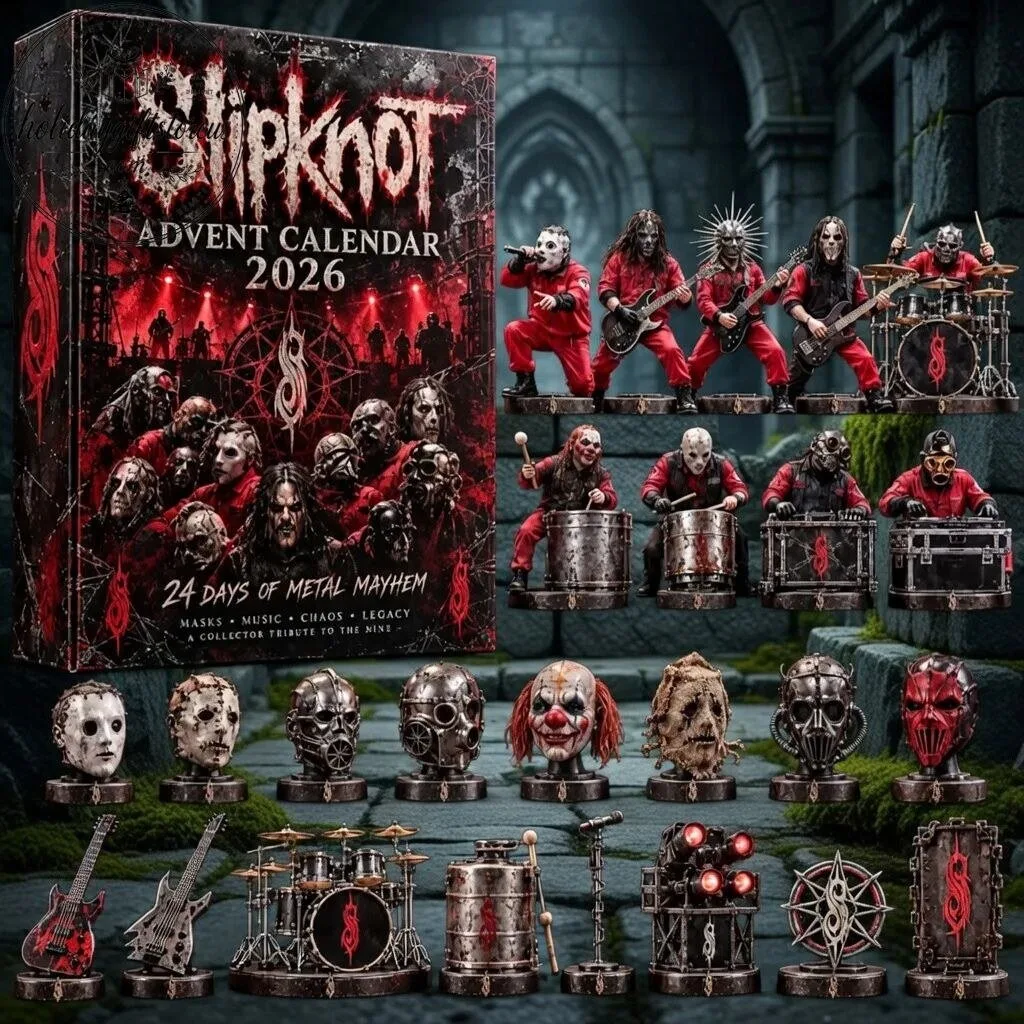 Slipknot Advent Calendar 2026 – 24 Days Heavy Metal Band Mini Ornament Box