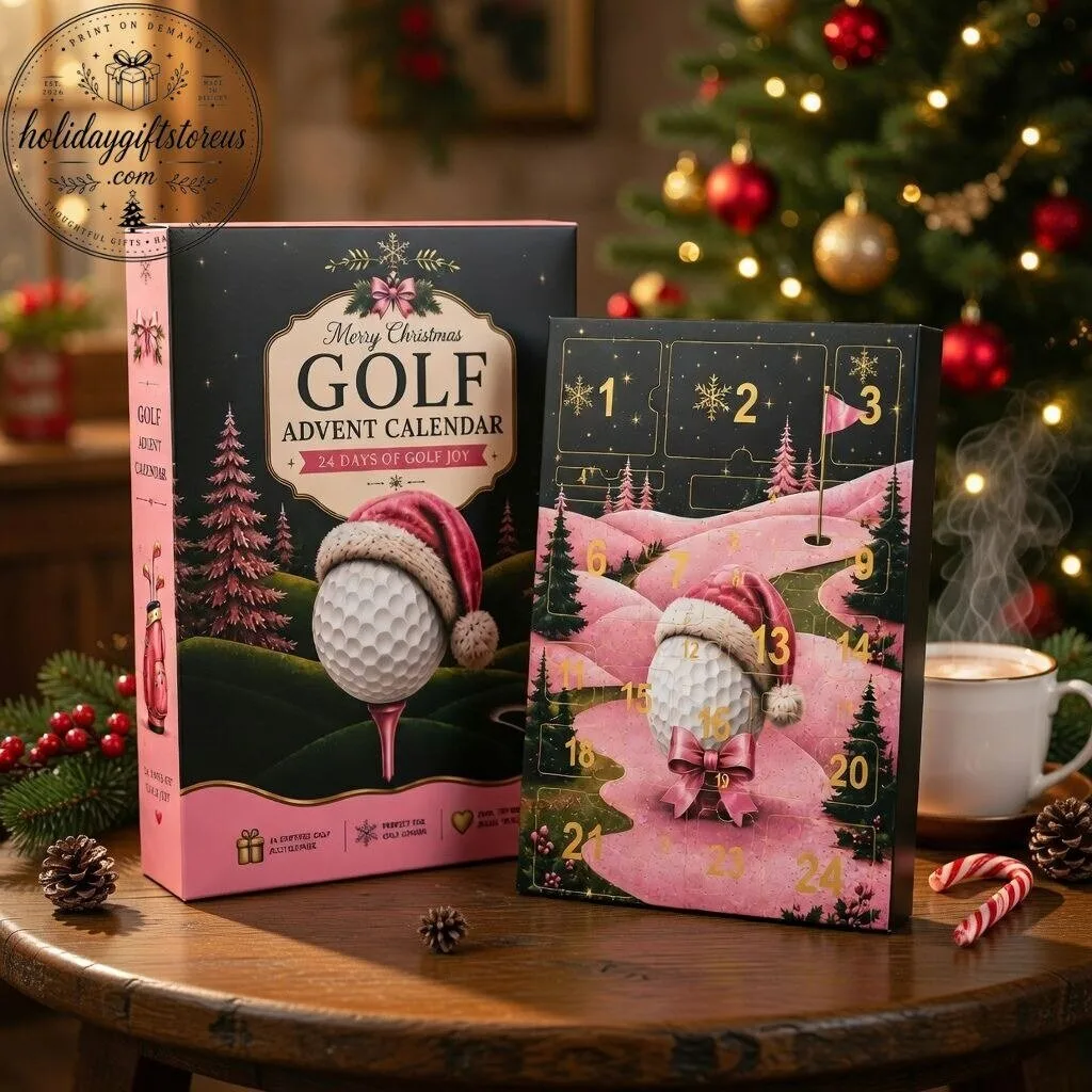 Pink Golf Advent Calendar 2026 – 24 Days Women Golf Accessories Gift Set Box 9 Pink Golf Advent Calendar 2026 – 24 Days Women Golf Accessories Gift Set Box