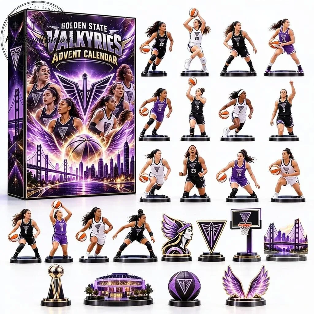 24 Days Golden State Valkyries Advent Calendar 2026 – WNBA Fan Christmas Gift