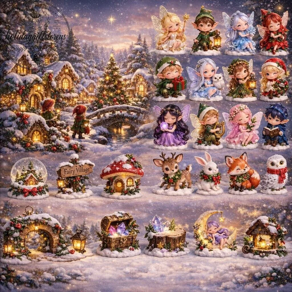 24 Days Fairy & Elf Advent Calendar 2026 – Enchanted Christmas Holiday Gift