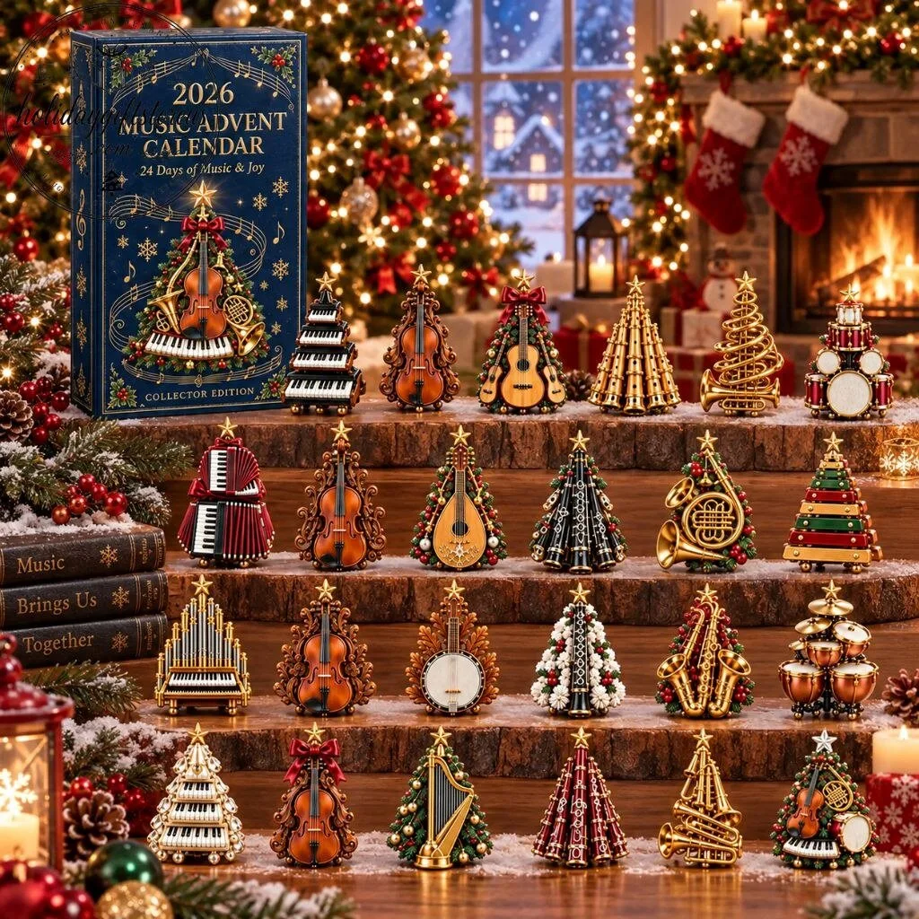 Music Advent Calendar 2026 – 24 Days Musical Instrument Ornaments Box 9 Music Advent Calendar 2026 – 24 Days Musical Instrument Ornaments Box