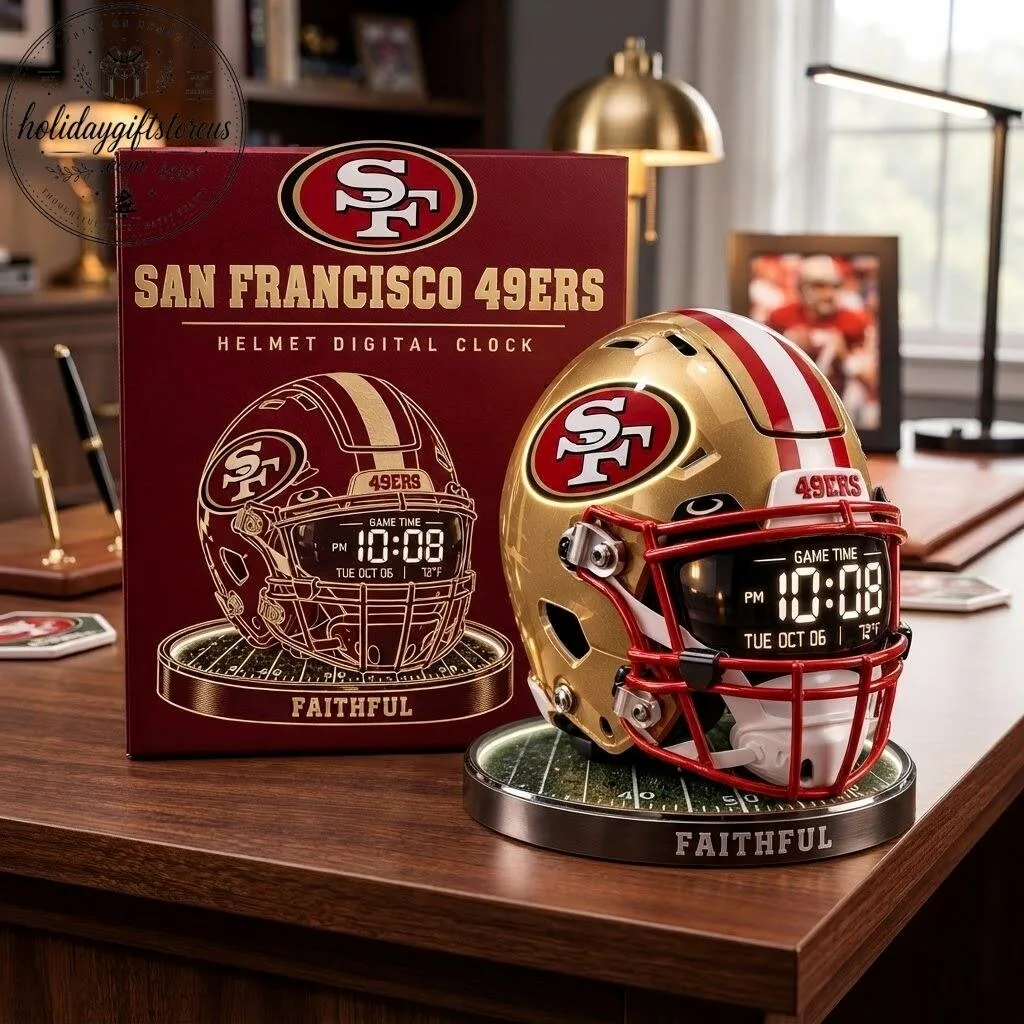 San Francisco 49ers Helmet Clock 2026 (No Box)